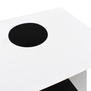 Cort foto cu LED-uri pliabil, alb, 40 x 34 x 37 cm, plastic - Img 5