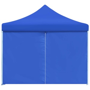 Cort petrecere pliabil cu 8 pereți laterali, albastru, 3 x 9 m - Img 12