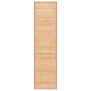 Covor din bambus, maro, 80 x 300 cm