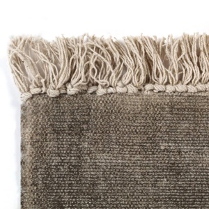 Covor Kilim, gri taupe, 120 x 180 cm, bumbac - Img 3