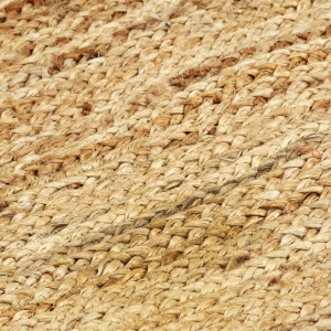 Covor manual, natural, 120 x 180 cm, iută - Img 2