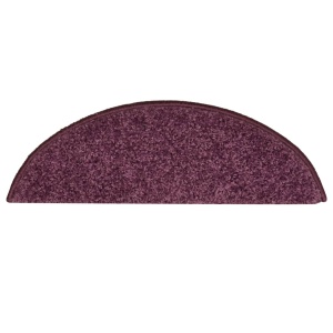 Covorașe pentru trepte scară, 15 buc. violet inchis, 56x17x3 cm - Img 5