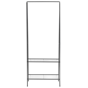 Cuier de haine, 59 x 35 x 150 cm, negru - Img 2