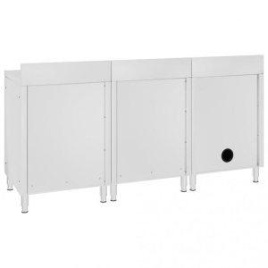 Dulap comercial pentru chiuvetă 180x60x96 cm, oțel inoxidabi - Img 6