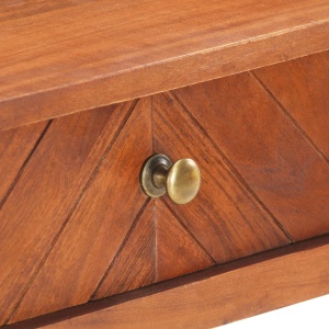 Dulap consolă, 110 x 40 x 76 cm, lemn masiv de acacia - Img 5