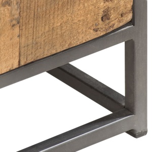 Dulap cu sertare, 45 x 30 x 100 cm, lemn masiv reciclat - Img 5