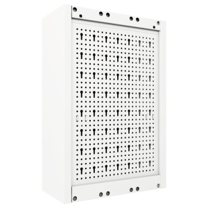 Dulap de scule de perete, gri & negru, metal, stil industrial - Img 4