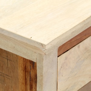 Dulap lateral, 60 x 30 x 75 cm, lemn masiv reciclat - Img 2