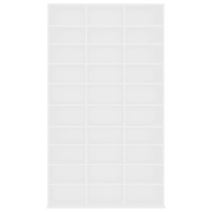 Dulap pentru CD-uri, alb, 102 x 23 x 177,5 cm, PAL - Img 4