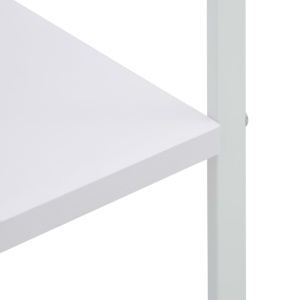 Dulap pentru cuptor de microunde, alb, 60 x 39,6 x 123 cm, PAL - Img 5