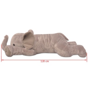 Elefant de pluș de jucărie XXL, 120 cm - Img 4