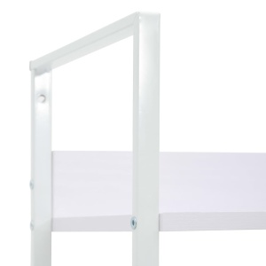 Etajeră cărți cu 5 rafturi, alb, 60 x 27,6 x 158,5 cm, PAL - Img 7