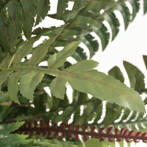 Ferigă artificială cu ghiveci, 50 cm, verde - Img 2