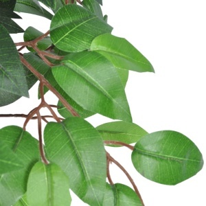 Ficus artificial cu aspect natural și ghiveci, 110 cm - Img 2