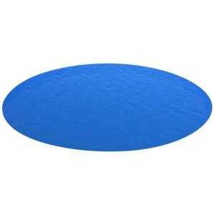 Folie solară rotundă din PE pentru piscină, 549 cm, albastru