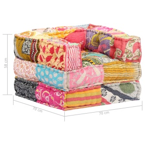 Fotoliu puf, model petice, material textil - Img 7