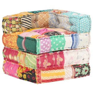 Fotoliu puf modular, model petice, material textil - Img 6