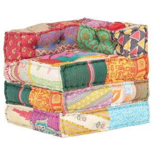 Fotoliu puf modular, model petice, material textil - Img 8