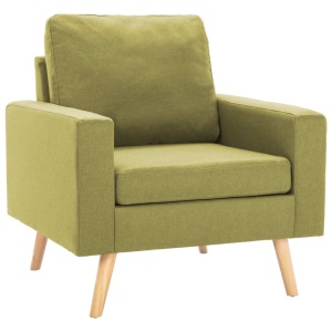Fotoliu, verde, material textil - Img 2