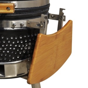 Grătar Kamado cu afumătoare din ceramică 81 cm - Img 8