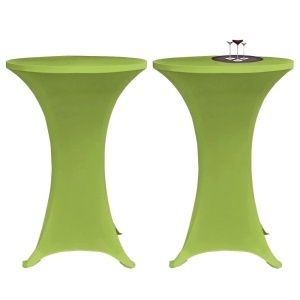 Husă elastică pentru masă, 4 buc., verde, 60 cm - Img 2