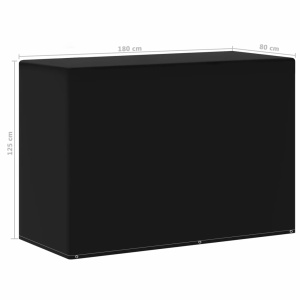 Husă mobilier grădină pentru grătar gaz 6 ocheți 180x80x125 cm - Img 5