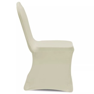 Huse elastice pentru scaun, 100 buc., crem - Img 3