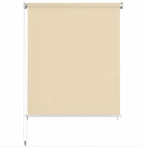 Jaluzea tip rulou de exterior, 120 x 140 cm, crem - Img 3