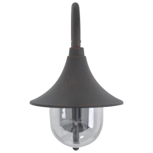 Lampă de perete de grădină E27, bronz, 42 cm, aluminiu - Img 2
