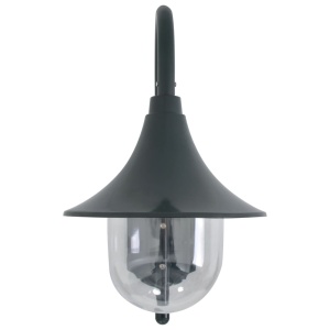Lampă de perete de grădină E27, verde inchis, 42 cm, aluminiu - Img 3