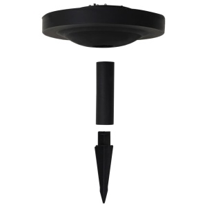 Lampă solară de exterior cu LED, 50 cm, RGB, sferic - Img 8
