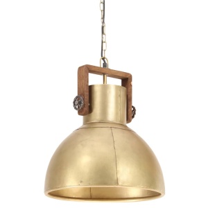 Lampă suspendată industrială, 25 W, arămiu, 40 cm, E27, rotund - Img 3