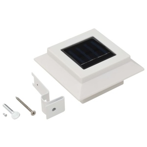 Lămpi solare de exterior cu LED, 6 buc, alb, 12 cm, pătrat - Img 5