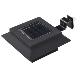 Lămpi solare de exterior cu LED, 6 buc, negru, 12 cm, pătrat - Img 2