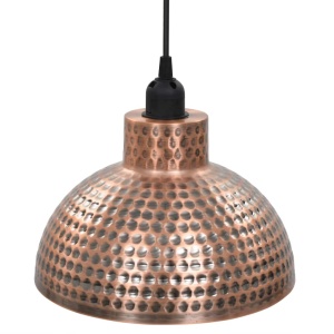 Lustre semisferice de culoare arămie, 2 buc. - Img 8