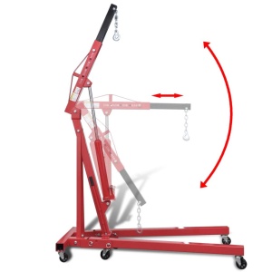 Macara pliabilă pentru motor de 2 tone, 88,2 kg - Img 5