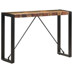 Masă consolă, 110 x 35 x 76 cm, lemn masiv reciclat - Img 5