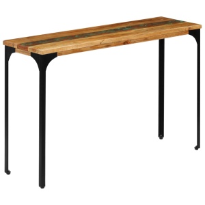 Masă consolă, 120x35x76 cm, lemn masiv reciclat - Img 10