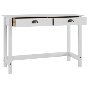 Masă consolă Hill Range cu 2 sertare, 110x45x74 cm, lemn masiv pin - Img 4