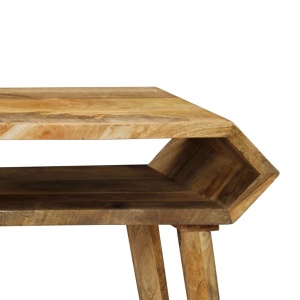 Masă consolă, lemn masiv de mango, 90 x 35 x 76 cm - Img 12