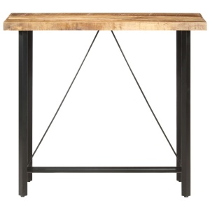 Masă de bar, 120 x 58 x 107 cm, lemn de mango nefinisat - Img 2