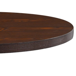 Masă de bistro, maro inchis, 80 cm, MDF - Img 4