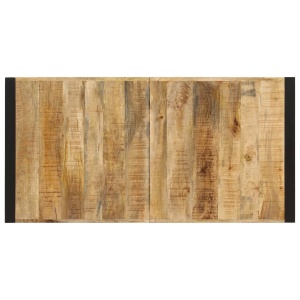 Masă de bucătărie, 140x70x75 cm, lemn masiv de mango - Img 8