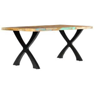 Masă de bucătărie, 180 x 90 x 76 cm, lemn masiv reciclat - Img 2