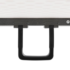 Masă de grădină pliabilă, alb, 180 x 72 x 72 cm, HDPE - Img 6