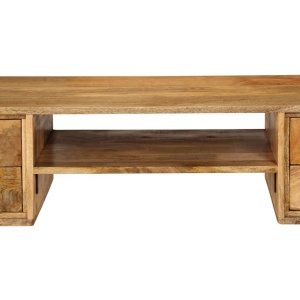 Masă de scris, 115 x 47 x 76 cm, lemn masiv de mango - Img 12