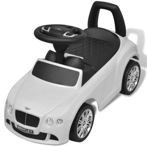 Mașină pentru copii fără pedale Bentley Alb - Img 5