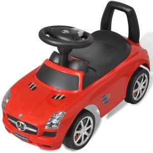 Mașină pentru copii fără pedale Mercedes Benz Roșu - Img 8
