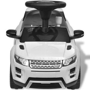 Mașină pentru copii Land Rover 348, de condus, cu muzică, alb - Img 2