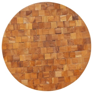 Măsuță de cafea, 60 x 60 x 35 cm, lemn masiv de tec - Img 4